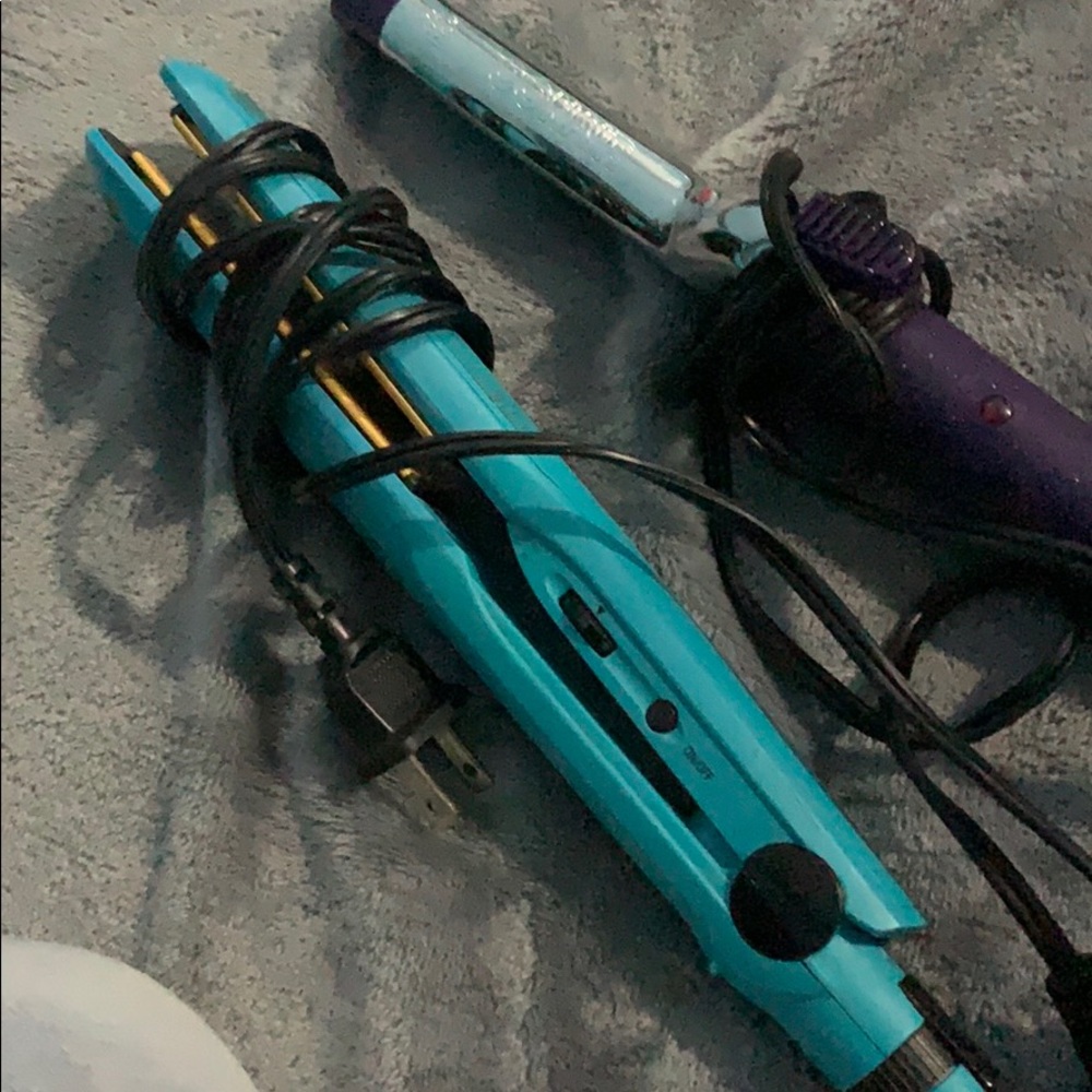 Hair straightener and hair curler